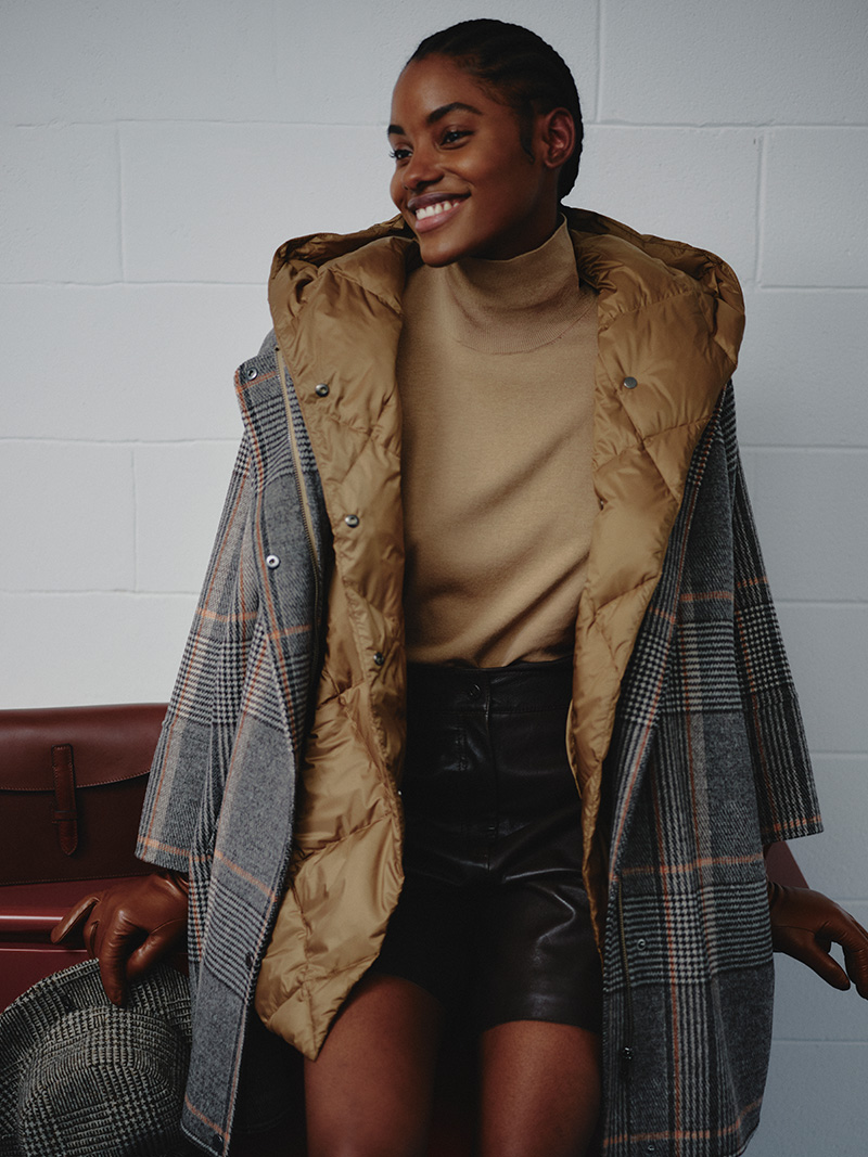 2023年モデル 未使用 WEEKEND Max Mara パッチワーク Weekend Max Maraと今田美桜が出合ったら】カレッジ・ガールは秋の色